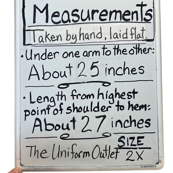 The Uniform Outlet 2X butterfly print knit sides two pocket scrub top blue & gre - Picture 10 of 11